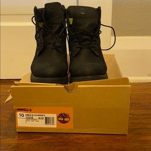 Men’s 6 inch Black Timberlands